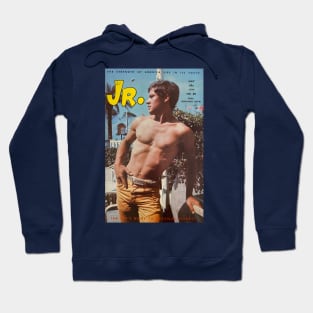 JR. Junior - Vintage Physique Muscle Male Model Magazine Cover Hoodie